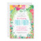 Tropical Floral Swimming Pool Party Birthday