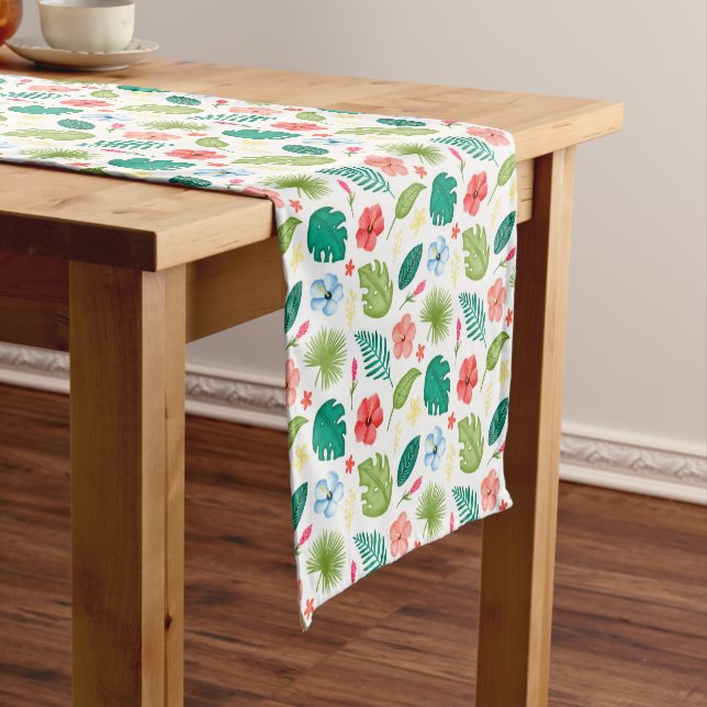 Tropical Floral Table Runner (In Situ)