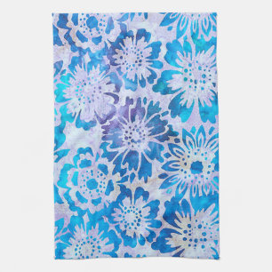 Tropical Floral Tea Towel