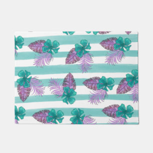 Tropical Floral Umbrella Doormat