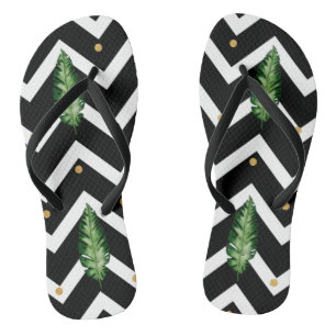 Tropical Floral Vines Jandals