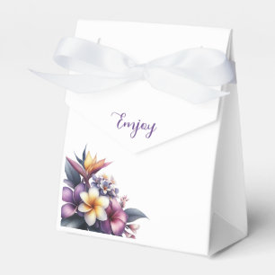 Tropical Floral-Wedding  Favour Box