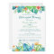 Tropical Floral Wedding Rehearsal Invitation