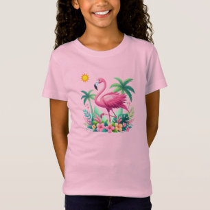 Tropical/Florida pink flamingo T-Shirt