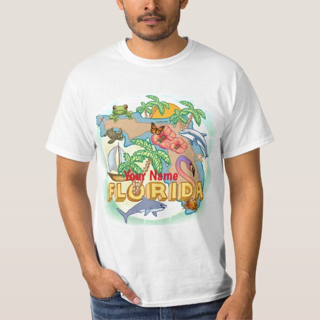 Tropical Florida  t-shirt (Front)