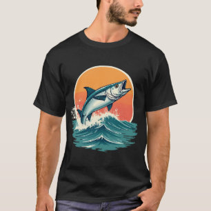 Tropical Florida Tarpon Sunset Adventure T-Shirt