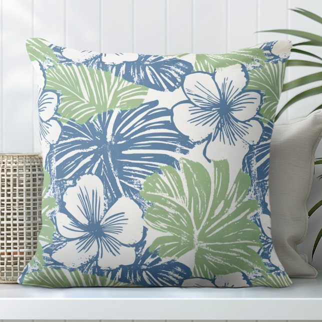Tropical Flower Accent Pillow (Creator Uploaded)