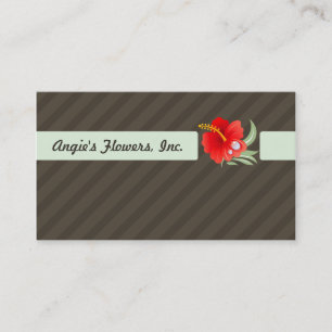 Tropical Flower Business Card