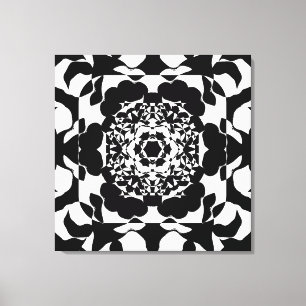 Tropical flower canvas print