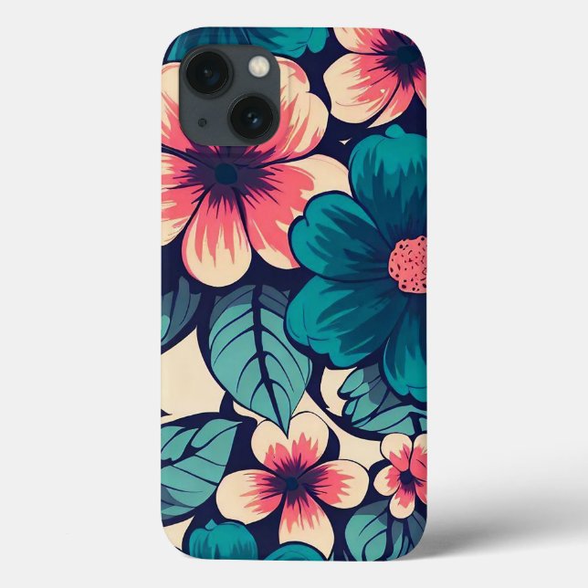 Tropical Flower Case-Mate iPhone Case (Back)