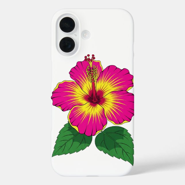 Tropical Flower Case-Mate iPhone Case (Back)