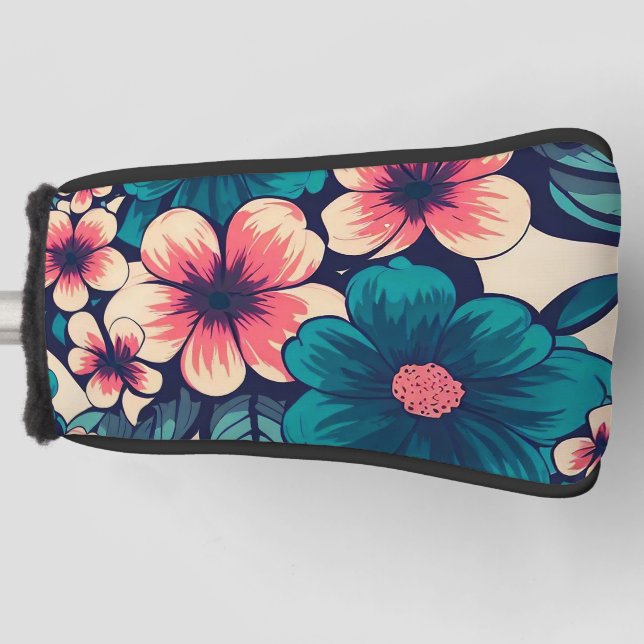 Tropical Flower Golf Head Cover (Front)