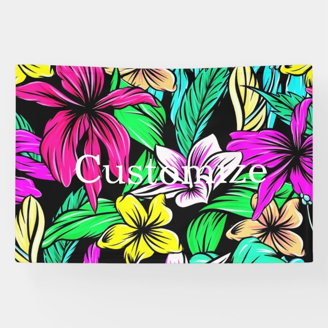 Tropical Flower Mix Thunder_Cove Banner (Horizontal)