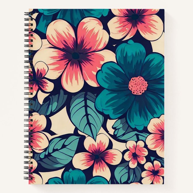Tropical Flower Notebook (Front)