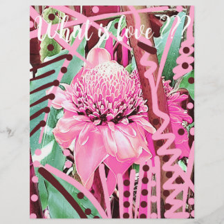 Tropical Flower of Life Wedding Love Flyer