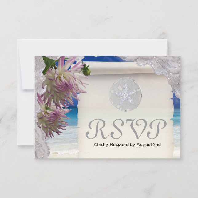 Tropical Flower Response Card (Front)