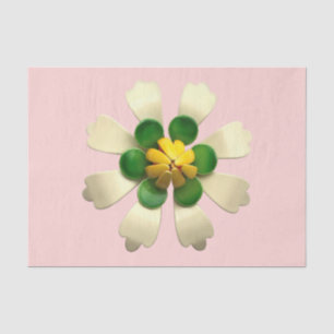 Tropical Flower - Retro 60s Summer Wedding BIG Tissue Paper