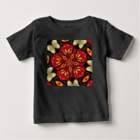 Tropical Flowers And Butterflies Mandala