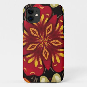 Tropical Flowers And Butterflies Mandala Case-Mate iPhone Case