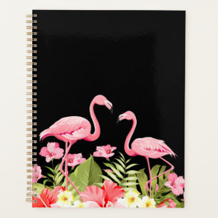 Tropical Flowers and Flamingos Design-32146 Planner
