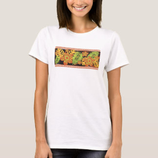 Tropical Flowers and Leaves T-Shirt