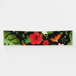 Tropical Flowers Background 4 Banner