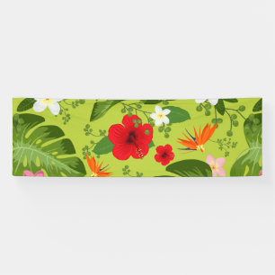 Tropical Flowers Background 5 Banner