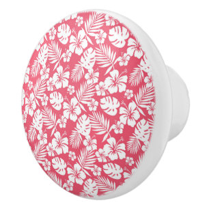 Tropical Flowers Cabinet - Drawer Knobs