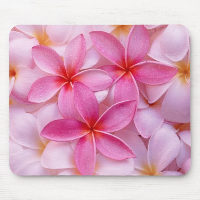 Tropical Flowers Mouse Pad (Front)