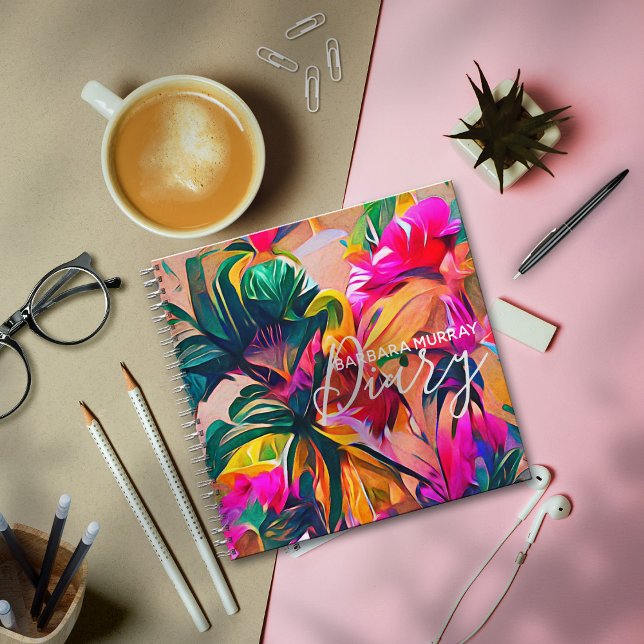 Tropical Flowers Notebook (Creator Uploaded)