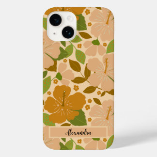 Tropical Flowers Personalised Case-Mate iPhon iPhone 14 Case