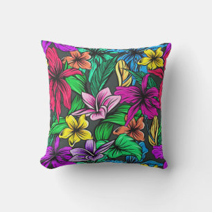 Tropical Flowers Pillow