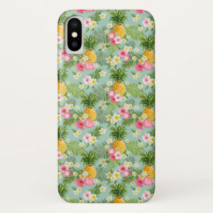 Tropical Flowers & Pineapples Case-Mate iPhone Case