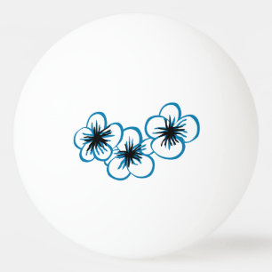 Tropical Flowers Ping Pong Ball