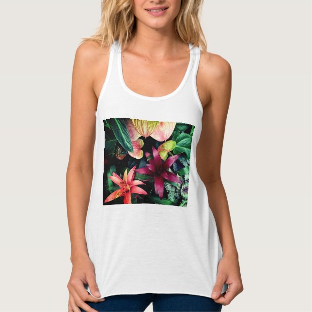 Tropical flowers singlet (Front)