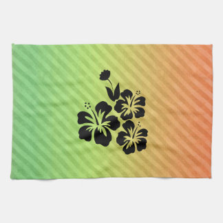 Tropical Flowers Tea Towel