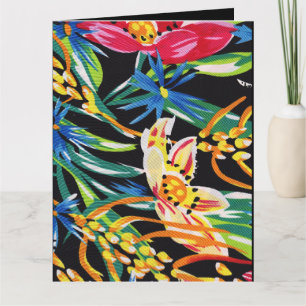Tropical Folded Greeting Card