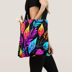 Tropical Foliage: Leaf Art Tote Bag