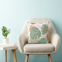 Tropical Foliage - Monstera And Palm Leaf Pattern