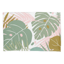 Tropical Foliage - Monstera And Palm Leaf Pattern