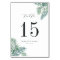 Tropical Foliage | Personalised Table Number Card