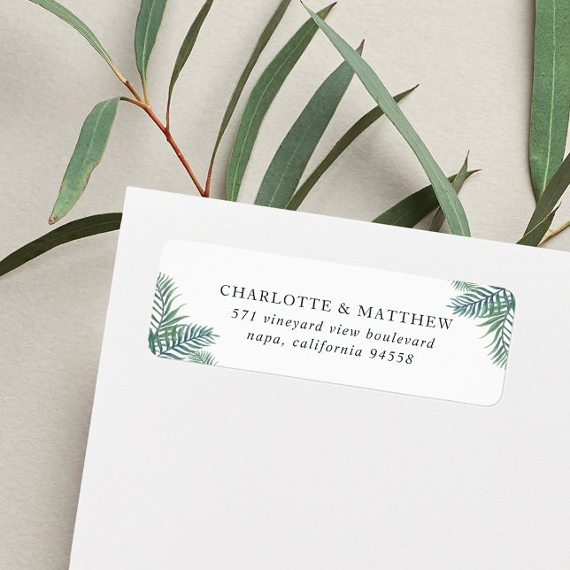 Tropical Foliage Return Address (Creator Uploaded)