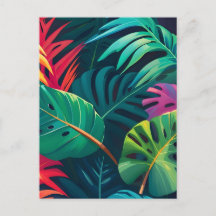 Tropical Foliage Watercolor Paradise