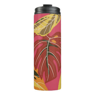 Tropical forest. Abstract nature illustration patt Thermal Tumbler
