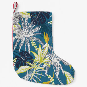 Tropical Forest: Colourful Hand Drawn. Small Christmas Stocking