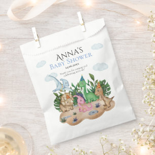 Tropical Forest Dinosaurs Baby Shower! Roar! Favour Bags