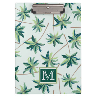 Tropical Foxtail Palm | Add Your Initial Clipboard