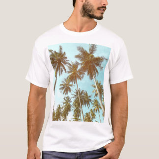 Tropical Frame: Abstract Palm Trees T-Shirt
