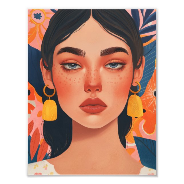 Tropical Freckle Muse Poster (Front)