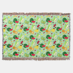 Tropical Frenzy Throw Blanket